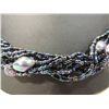 Image 2 : NEW LADIES NECKLACE BEADED MULTI STRAND NECKLACE