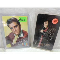 LOT 2 ELVIS PRESLEY COLLECTOR CARDS