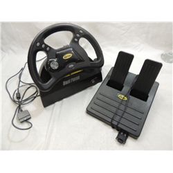 PLAY STATION DUAL FORCE RACING WHEEL