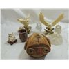 Image 1 : LOT 7 OWL COLLECTABLES FIGURE VASE
