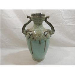 MID-CENTURY MODERN STYLE POTTERY URN 15"H