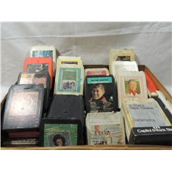 LOT OF 46 8-TRACK CARTRIDGES