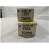 Image 1 : LOT 2 1987-88 TOPPS BASEBALL SET