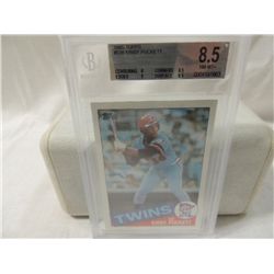 1985 TOPPS GRADED KIRBY PUCKETT