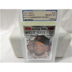 1996 TOPPS WILLIE MAYS COMMEMORATIVE SET #15