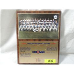 1989 CHICAGO CUBS EASTERN DIVISON CHAMPS PLAQUE