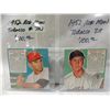 Image 1 : LOT 2 RED MAN BASEBALL PLAYER CARD