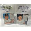 Image 1 : LOT 2 RED MAN BASEBALL PLAYER CARDS.
