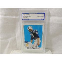 2000 TOPPS JOHN UNITAS REPRINT #R8