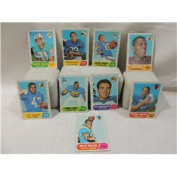 LOT 9 1968 TOPPS FOOTBALL PLAYER CARDS