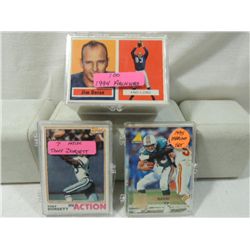 LOT 3 CASES FOOTBALL PLAYER CARDS 116 TOTAL