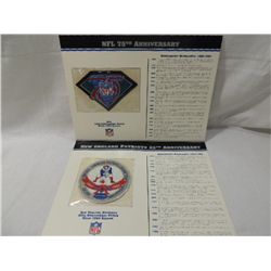 LOT 2 NFL ANNIVERSARY PATCHES