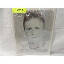 8X10 FOOTBALL PHOTO AUTOGRAPHED TOM WADDLE NO COA
