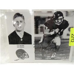 10X8 FOOTBALL PHOTO AUTOGRAPHED TOM WADDLE