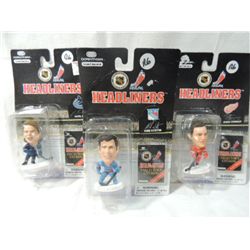 LOT 3 NHLPA HEADLINDERS COLLECTIBLE