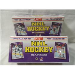 LOT 2 1991 NEW NHL HOCKEY PLAYER CARDS