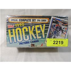 1990 TOPPS HOCKEY PICTURE CARDS COMPLETE SET