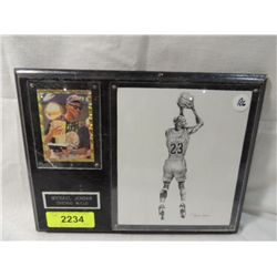 MICHAEL JORDAN PLAQUE