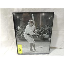 8X10 FRAMED BABE RUTH PHOTO