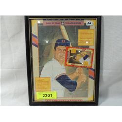 FRAMED DONRUSS CARL YASTRZEMSKI PUZZLE & CARD