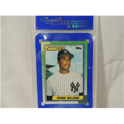 GRADED BERNIE WILLIAMS TOPPS MINT 9
