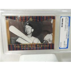 2001 UD HALL OF FAMERS MICKEY MANTLE #61