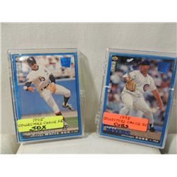 2 SETS COLLECTORS CHOICE SE CUBS SOX BASEBALL CARD