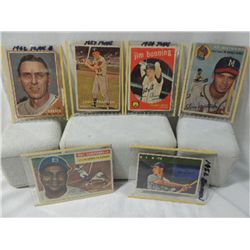 LOT 6 BASEBALL PLAYER CARDS.