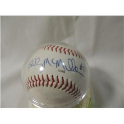 BILL MCMILLAN SIGNED BASEBALL