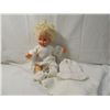 Image 1 : 1960s MATTEL BABY DOLL & KNIT LAYETTE