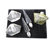 Image 1 : LOT 3 VINTAGE MID-CENTURY MODERN CRYSTAL PERFUME