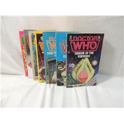 LOT 7 SOFT COVER DOCTOR WHO & COMIC BOOKS