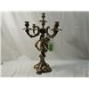 Image 1 : BRASS LOOK CANDELABRA WITH CHERUB