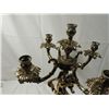 Image 3 : BRASS LOOK CANDELABRA WITH CHERUB