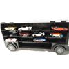 Image 2 : TRUCK CARRYING CASE WITH MATCHBOX CARS