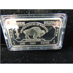 GERMAN SILVER 1 TROY OUNCE BISON BAR