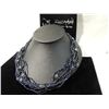 Image 1 : MULTI STRAND IRUDESCENT SEED BEAD NECKLACE