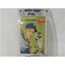 1954 TOPPS #32 DUKE SNIDER