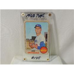 TOPPS 1968 #145 DON DRYSDALE