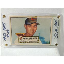 TOPPS 1952 #110 DUTCH LEONARD