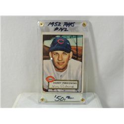 1952 TOPPS #142 HARRY PERKOWSKI