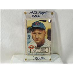 1952 TOPPS FRANK HILLER # 156