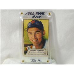 1952 TOPPS MONTE KENNEDY #124