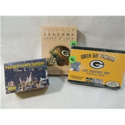 LOT 3 GREEN BAY PACKERS FOOTBALL CARD SETS