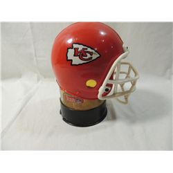 KANSAS CITY CHIEFS FOOTBALL HELMET BANK