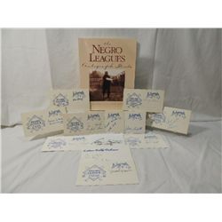 NEGRO LEAGUES AUTOGRAPH GUIDE BOOK AND AUTOGRAPHS