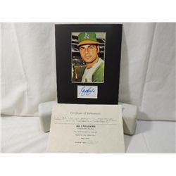MATTED SAL BANDO CUT AUTOGRAPH AND PHOTO
