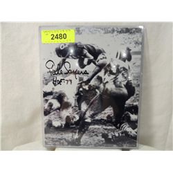 AUTOGRAPHED GALE SAYERS PHOTO