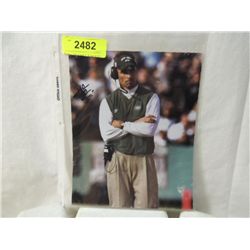 AUTOGRAPHED HERMAN EDWARDS PHOTO