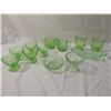 Image 3 : LOT 12 PIECES VASELINE GLASS CUPS DISH